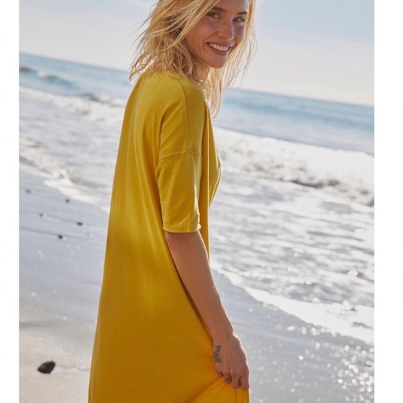 NWT Free People Carter T-Shirt Dress - Picture 2 of 4